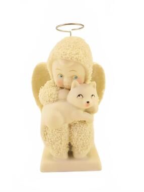 Department 56 Snowbabies with Cat Bless The Beast